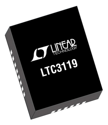4. The LTC3119 buck-boost converter IC is housed in a thermally enhanced, 28-lead, 4- × 5-mm QFN or TSSOP package.