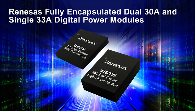 Encapsulated-Dual-30A-Single 33A Digital Power Modules