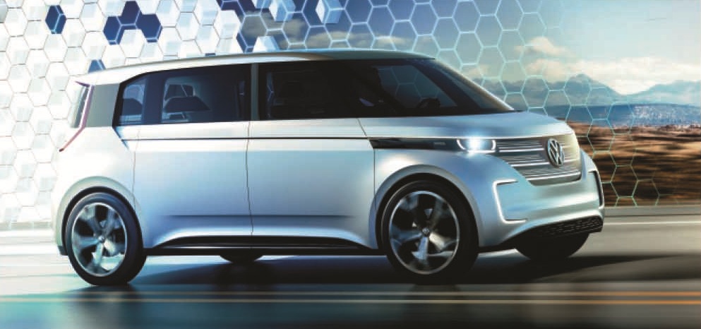 Volkswagen Budd-e is a futuristic car