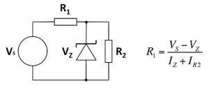 simple Zener regulator circuit