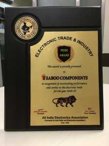 Saboo Components receives the coveted AIEA Award
