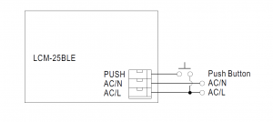 Fig. 2. Connecting a programmable pushbutton