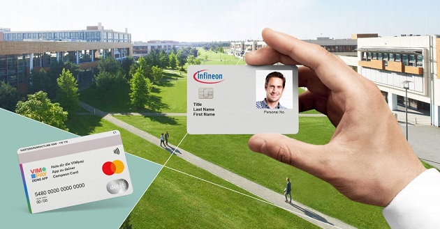 Infineon sets standards with Mastercard payment function for employee ID