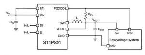 Synchronous buck application circuit 