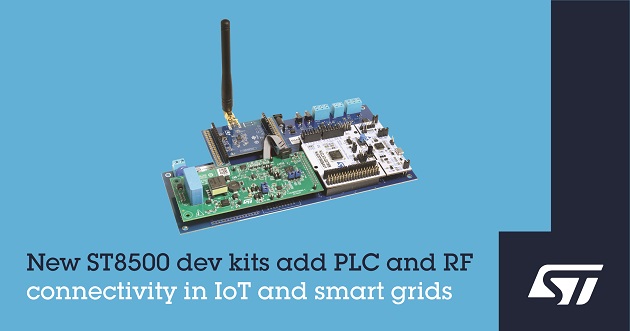 STMicroelectronics Drives G3-PLC Hybrid Connectivity into Smart Devices with ST8500 Development Ecosystem