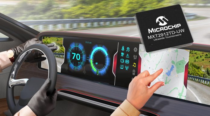 First Automotive-Qualified, Single-Chip Solution for Large, Ultrawide Touch Displays