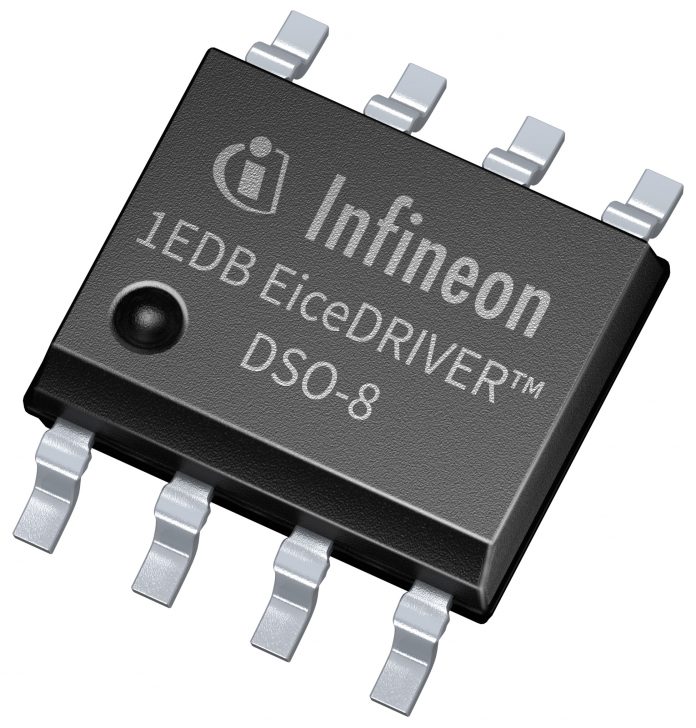 EiceDRIVER™ 1EDB single-channel gate-driver IC family with integrated galvanic isolation in small 150 mil 8-pin DSO package