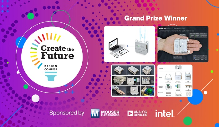 Mouser Congratulates Winners of 2022 Create the Future Design Contest