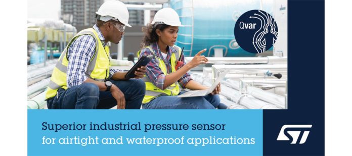 STMicroelectronics introduces market-first waterproof MEMS pressure sensor
