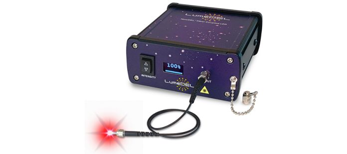Fiber-coupled LED