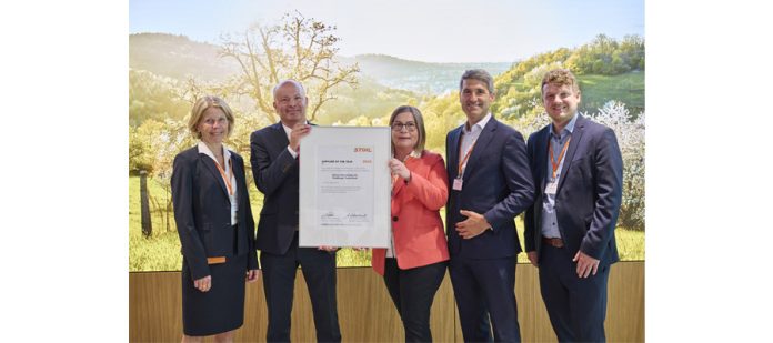 STIHL honors Infineon as Supplier of the Year 202 in the semiconductor sector