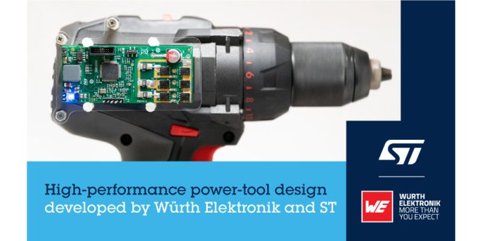 STMicroelectronics and Würth Elektronik cooperate for a high-performance power tool
