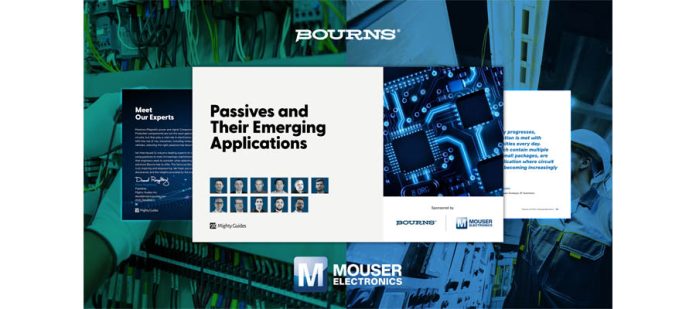 New eBook from Mouser Electronics and Bourns Highlights Growing Role of Passive Components in Electronics Design