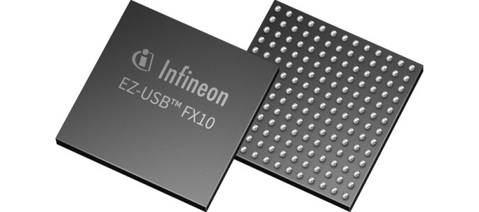 Infineon introduces the industry’s first USB 10 Gbps peripheral controller