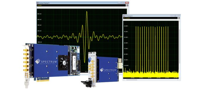 AWG output channel and the FFT analysis