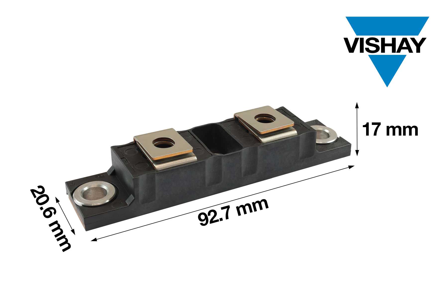 Vishay Intertechnology FRED Pt 500 A Ultrafast Soft Recovery Diode Modules in the New TO-244 Gen III Package Deliver High Reliability