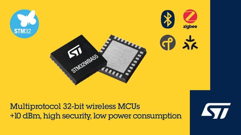 STMicroelectronics reveals high-performance, state-of-the-art wireless microcontrollers ready for incoming cyber-protection regulations