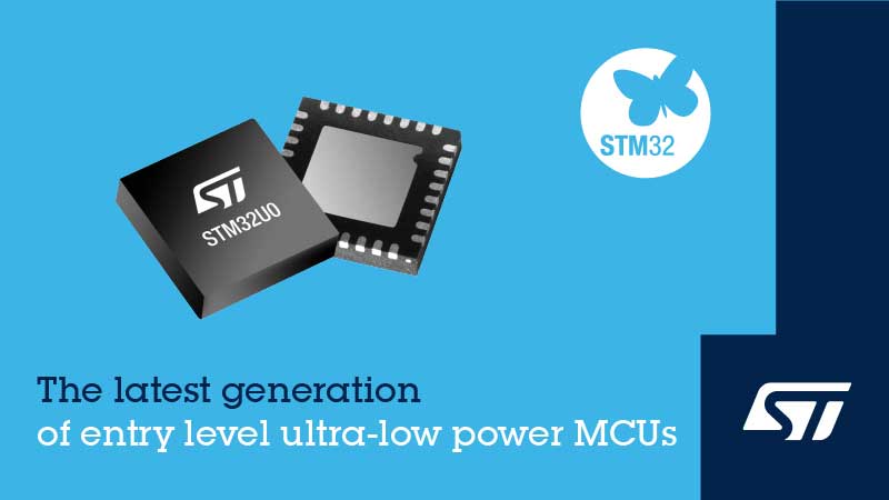 STMicroelectronics reveals advanced ultra-low-power STM32 microcontrollers for industrial, medical, smart-metering, and consumer applications