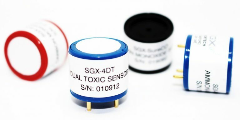 Figure 2: SGX electrochemical sensors detect gases by initiating a chemicalreaction between the gas and the oxygen contained in the sensor.